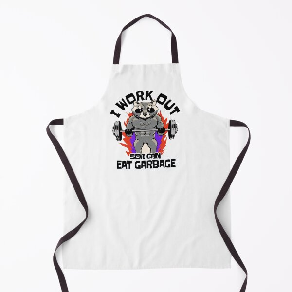 Item preview,  I work out so i can eat garbage funny workout  designed and sold by GulQari.