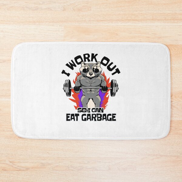 Item preview,  I work out so i can eat garbage funny workout  designed and sold by GulQari.