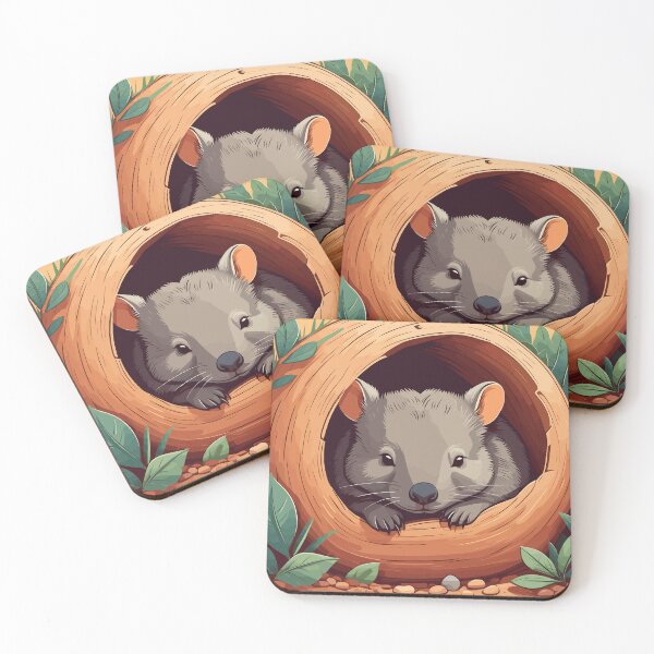 Item preview, Wombat Artwork designed and sold by WildlifeInc.
