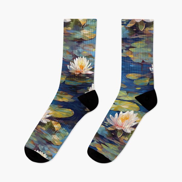 Item preview, Impressionist Lily Pond Reverie designed and sold by polonuim210.