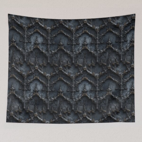 Item preview, Baroque Shadows: Distressed Marble Gothic Gravestone Tiles designed and sold by polonuim210.