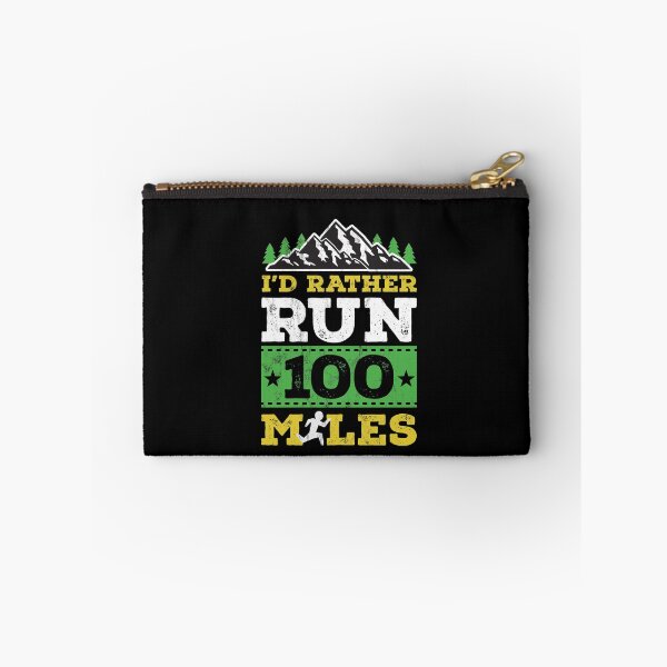 Item preview, I'D Rather Run 100 Miles Funny Ultra Trial Runner  designed and sold by noirty.