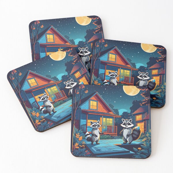 Item preview, Raccoon Artwork designed and sold by WildlifeInc.