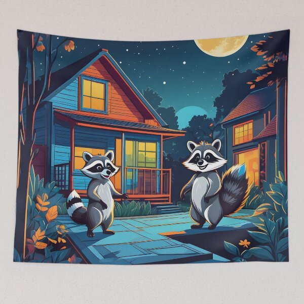 Item preview, Raccoon Artwork designed and sold by WildlifeInc.