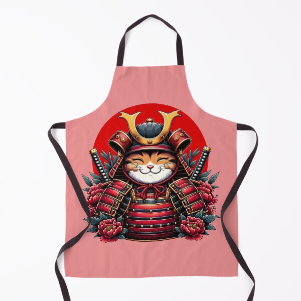 Item preview, cat samurai designed and sold by CoussaZau.