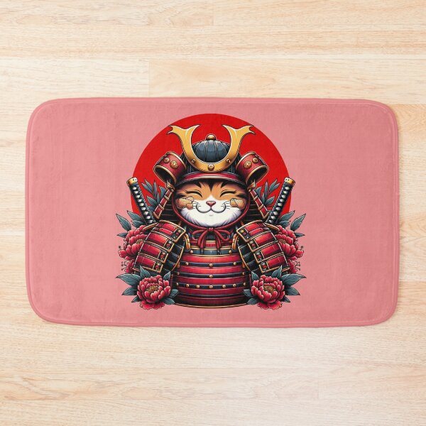 Item preview, cat samurai designed and sold by CoussaZau.