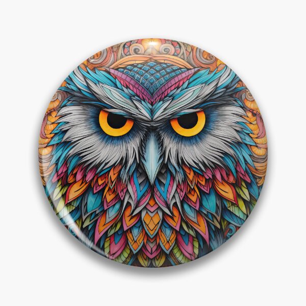 Item preview, Colourful Owl designed and sold by TheOosh.