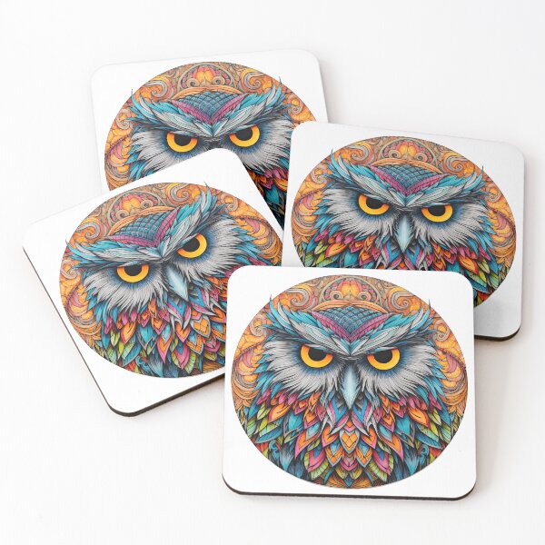 Item preview, Colourful Owl designed and sold by TheOosh.