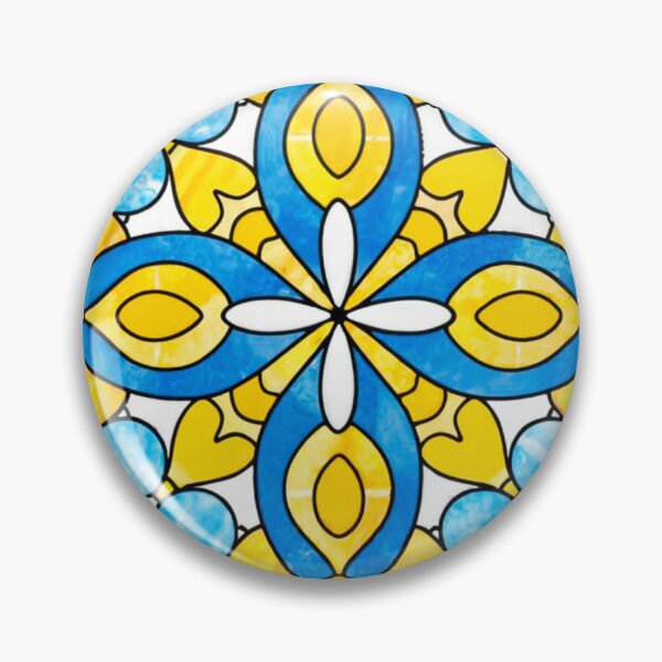 Artikelvorschau, Stained Glass Pattern Flowers entworfen und verkauft von Timegraf.