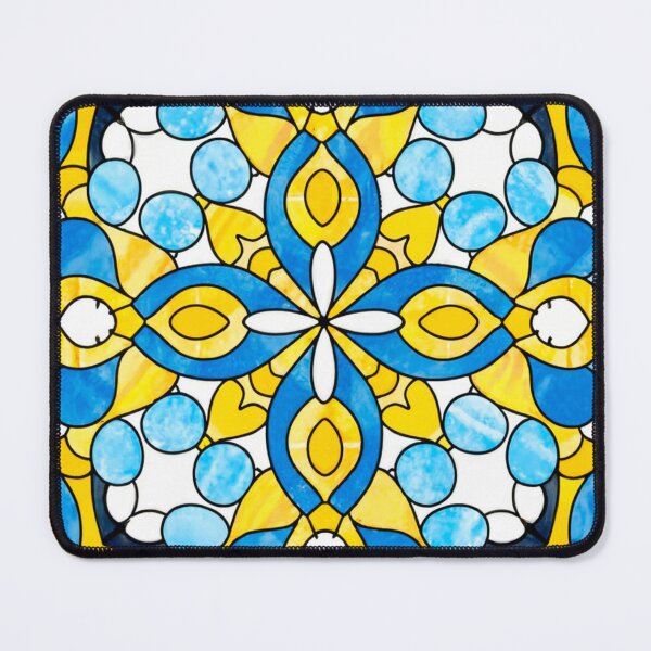 Artikelvorschau, Stained Glass Pattern Flowers entworfen und verkauft von Timegraf.