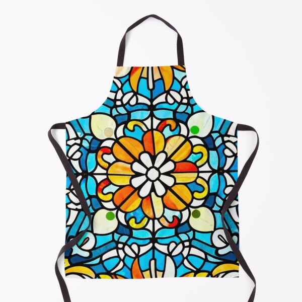 Artikelvorschau, Stained Glass Pattern Flowers entworfen und verkauft von Timegraf.