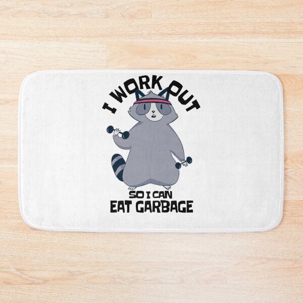Item preview, I work out so i can eat garbage funny workout  designed and sold by GulQari.