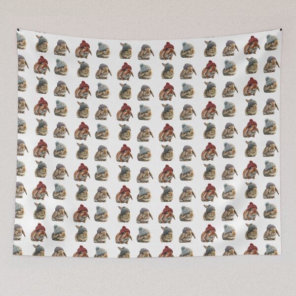 Item preview, Bunnies Wearing Beanies designed and sold by TheAnimalZ00.