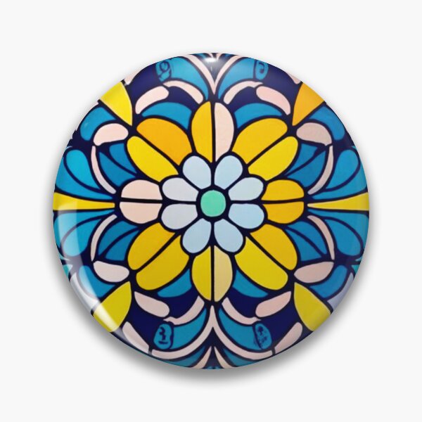 Artikelvorschau, Stained Glass Pattern Flowers entworfen und verkauft von Timegraf.