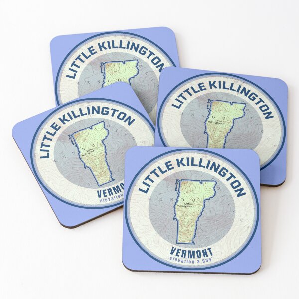 Item preview, Vermont Mountain Map - Little Killington designed and sold by Willz Designz.