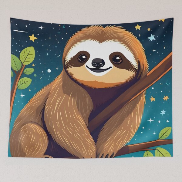 Item preview, Sloth Artwork designed and sold by WildlifeInc.