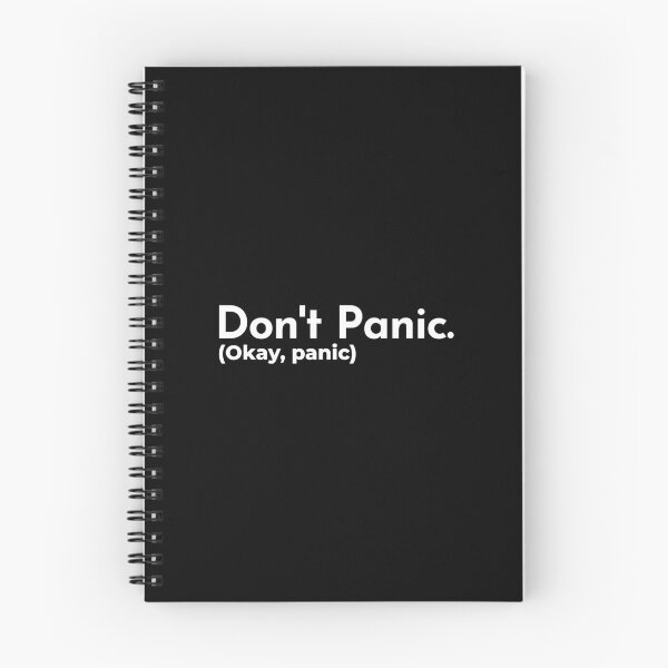 Item preview, Don't Panic. (Okay, panic) designed and sold by arf13.