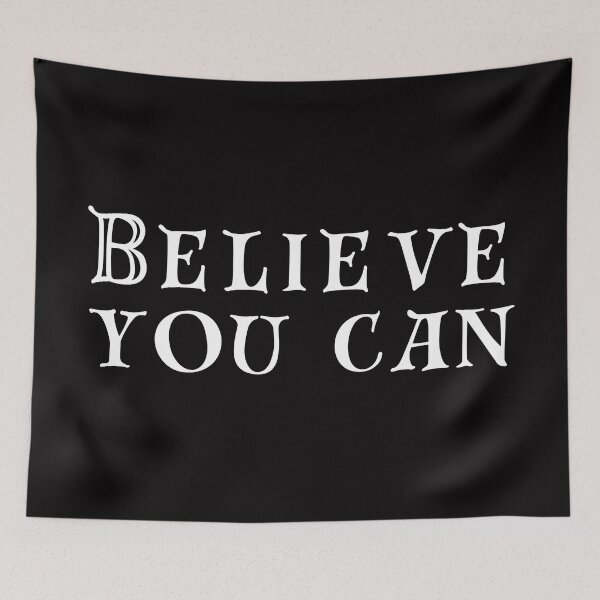 Item preview, Believe You Can - White Print designed and sold by SarcastiCrafts.