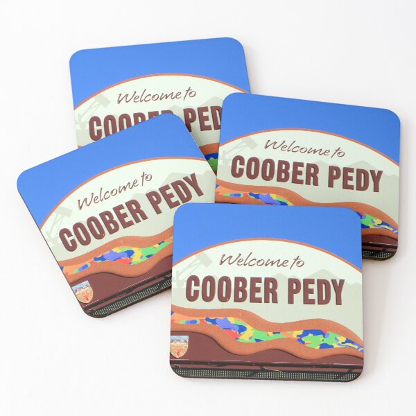 Item preview, Coober Pedy, Outback Australia, welcome sign designed and sold by FranWest.