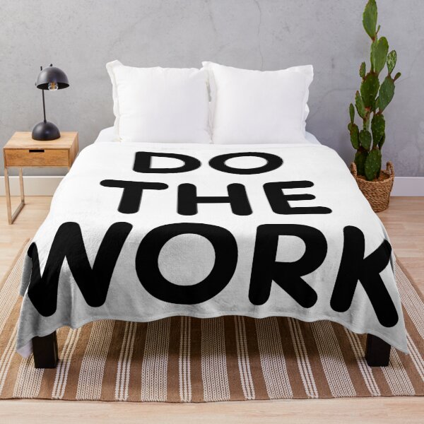 Item preview, Do The Work designed and sold by SarcastiCrafts.
