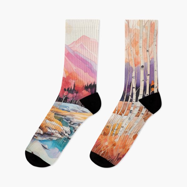 Item preview, Pastel Birch trees in winter designed and sold by Art by Lilia.