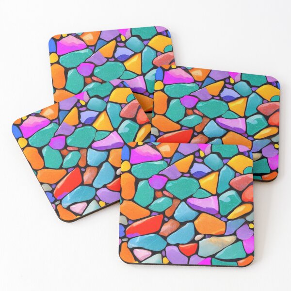 Item preview, Colorful Abstract Rock Pattern designed and sold by calibrit.