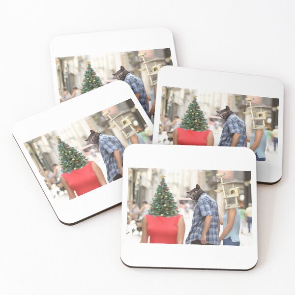 Item preview, Christmas discracted cat meme designed and sold by notoriousitees.