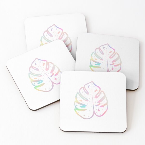 Item preview, Rainbow Monstera designed and sold by sadiebatte.