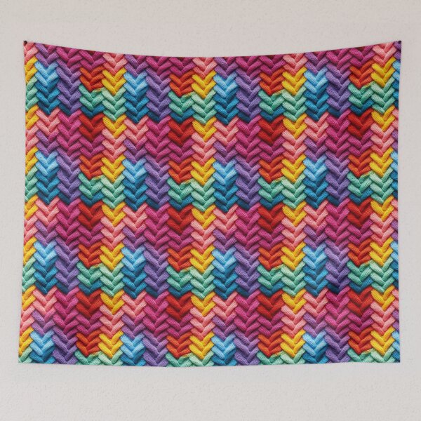 Item preview, Rainbow knitting  designed and sold by EdnaGarcia.
