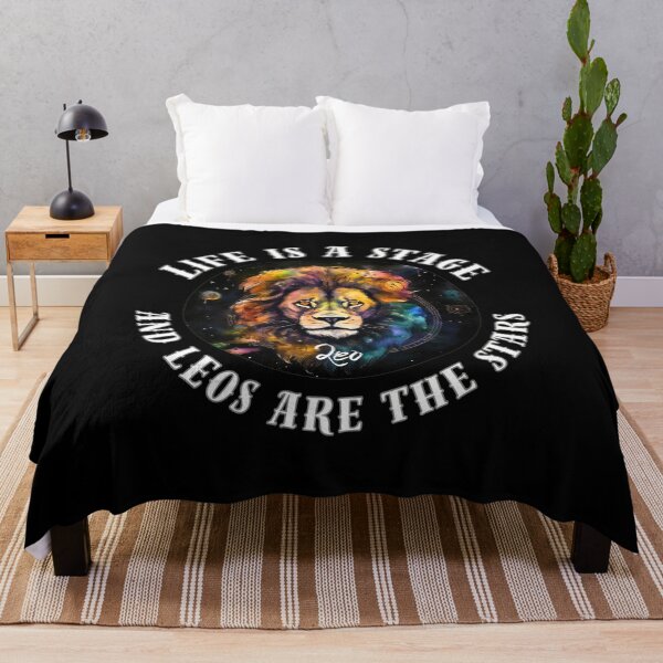Item preview, Life Is A Stage, And Leos Are The Stars designed and sold by ZodiacWonders.