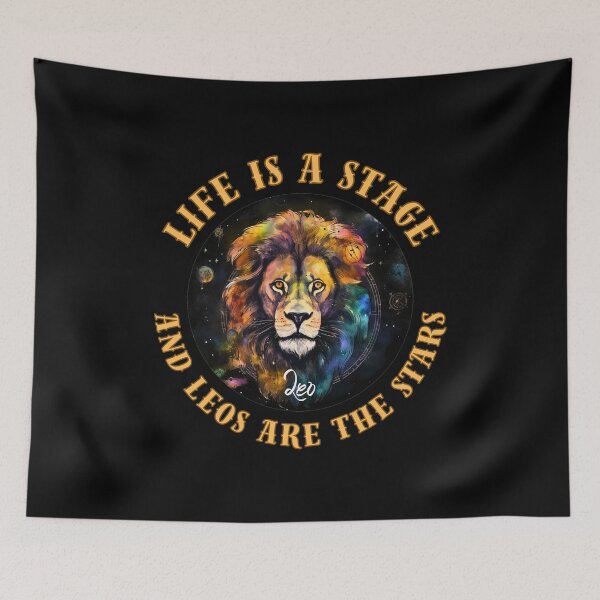 Item preview, Life Is A Stage, And Leos Are The Stars. leo sign designed and sold by ZodiacWonders.