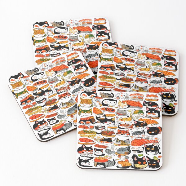 Item preview, Sushi Cats8 designed and sold by Nopphadon44.
