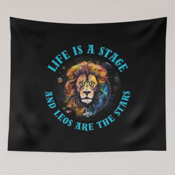 Item preview, Life Is A Stage, And Leos Are The Stars. leo birthday designed and sold by ZodiacWonders.