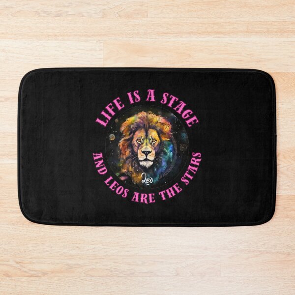Item preview, Life Is A Stage, And Leos Are The Stars. leo horoscope designed and sold by ZodiacWonders.