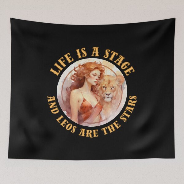 Item preview, Life Is A Stage, And Leos Are The Stars. leo month designed and sold by ZodiacWonders.