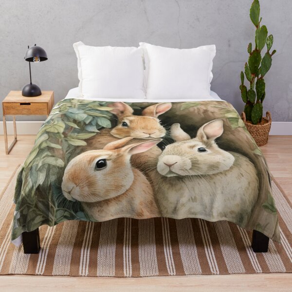 Item preview, Watercolor Rabbits designed and sold by TheAnimalZ00.
