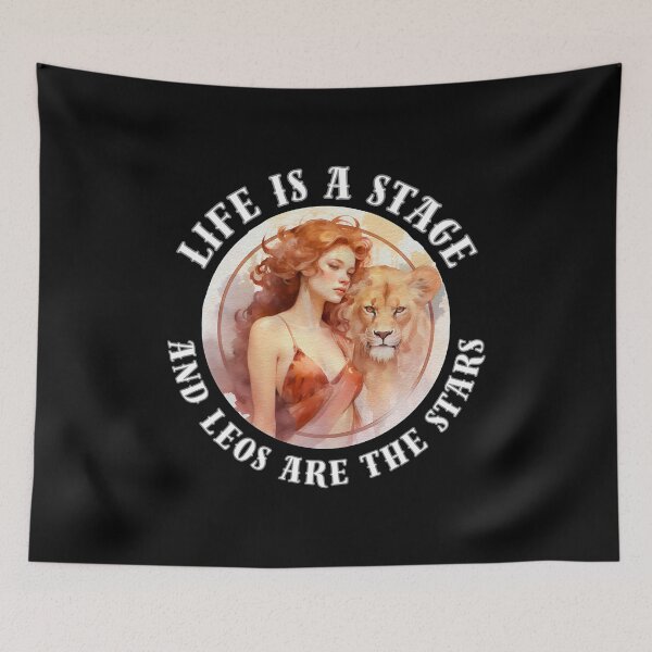 Item preview, Life Is A Stage, And Leos Are The Stars. leo personality designed and sold by ZodiacWonders.