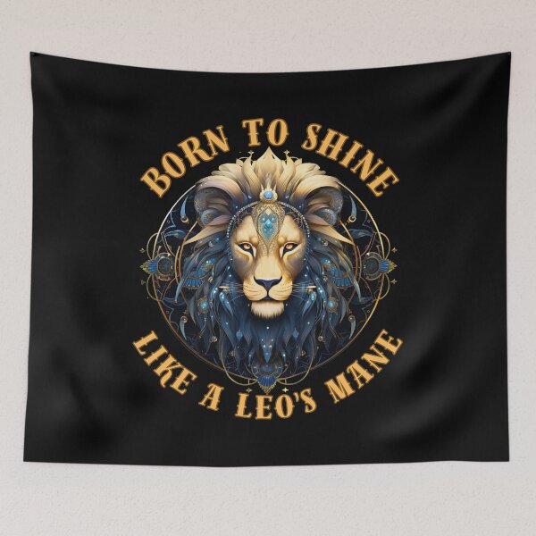 Item preview, Born To Shine, Like A Leo's Mane. leo sign designed and sold by ZodiacWonders.