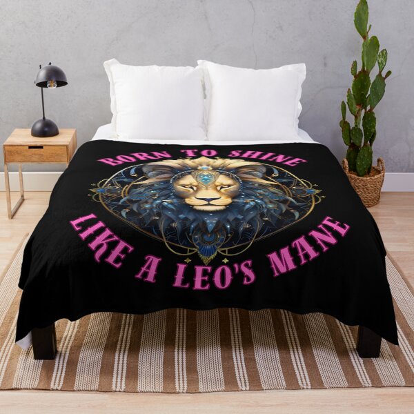 Item preview, Born To Shine, Like A Leo's Mane. leo horoscope designed and sold by ZodiacWonders.