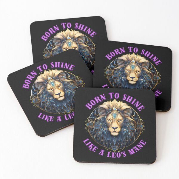Item preview, Born To Shine, Like A Leo's Mane. leo zodiac designed and sold by ZodiacWonders.