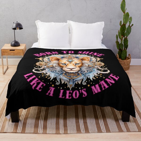 Item preview, Born To Shine, Like A Leo's Mane. fire sign designed and sold by ZodiacWonders.