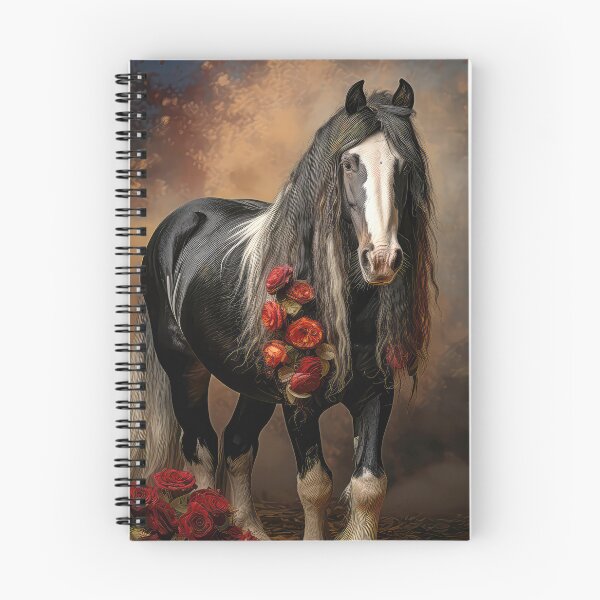 Item preview, Black Irish Cob with Roses designed and sold by Elisabeth Lucas.