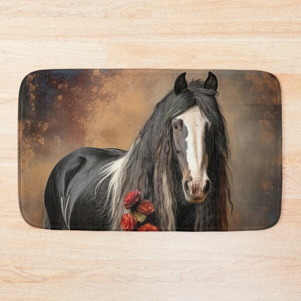 Item preview, Black Irish Cob with Roses designed and sold by Elisabeth Lucas.