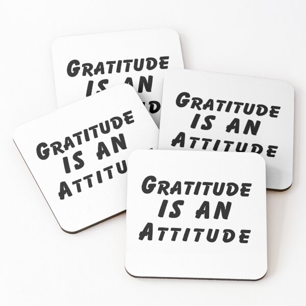 Item preview, Gratitude is an Attitude designed and sold by SarcastiCrafts.