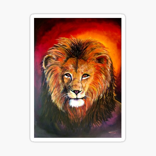 Lion Sticker