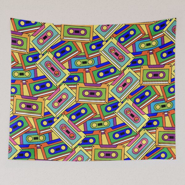 Item preview, Colorful Retro Cassette Tapes designed and sold by TheDopeSpotShop.