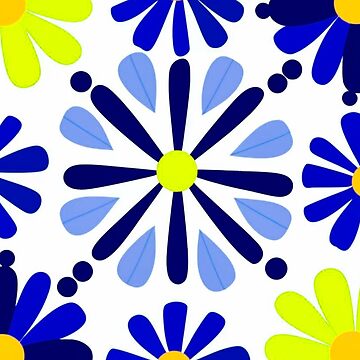 Artwork thumbnail, Stained Glass Pattern Flowers by Timegraf