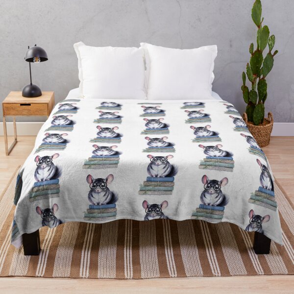 Item preview, Chinchilla And Books designed and sold by TheAnimalZ00.