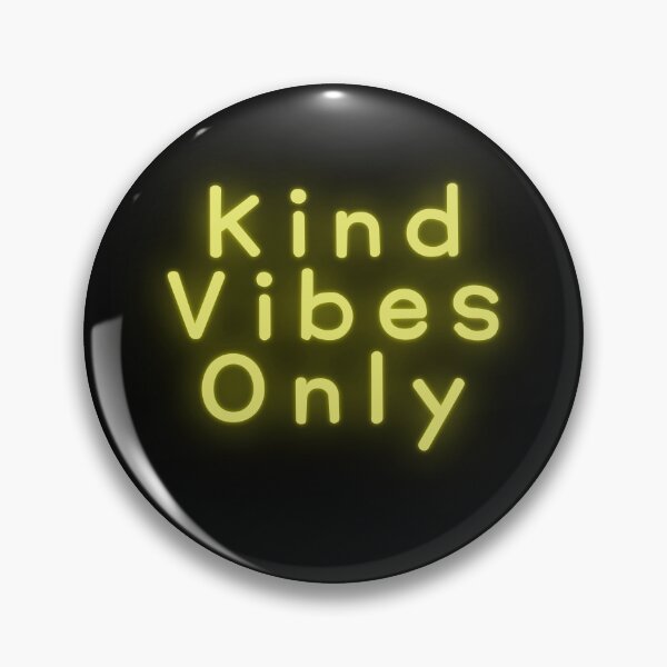 Item preview, Kind Vibes Only - Yellow Neon designed and sold by SarcastiCrafts.