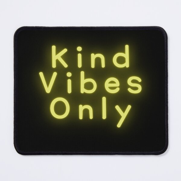 Item preview, Kind Vibes Only - Yellow Neon designed and sold by SarcastiCrafts.